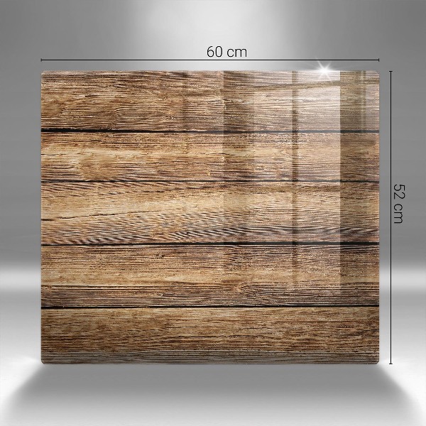 Glasunterlage für Grabkerzen Holzstrukturplatten