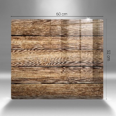 Glasunterlage für Grabkerzen Holzstrukturplatten