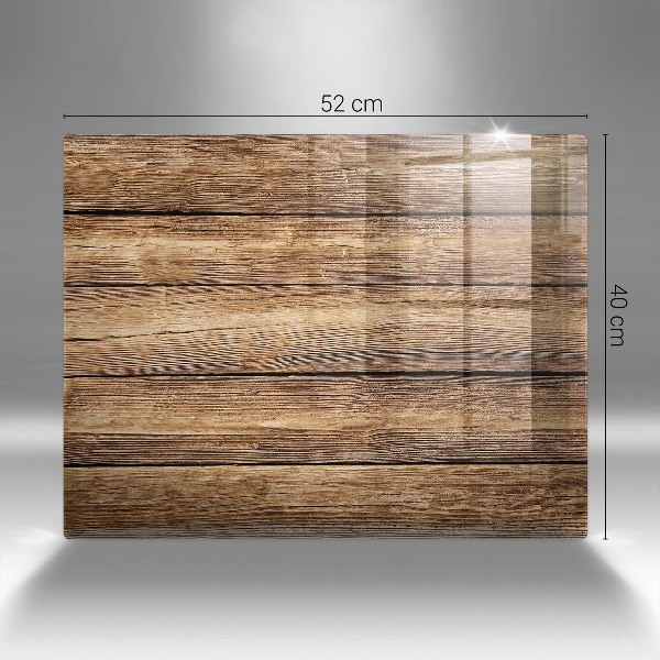Glasunterlage für Grabkerzen Holzstrukturplatten
