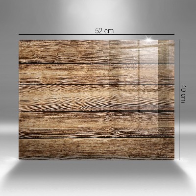 Glasunterlage für Grabkerzen Holzstrukturplatten