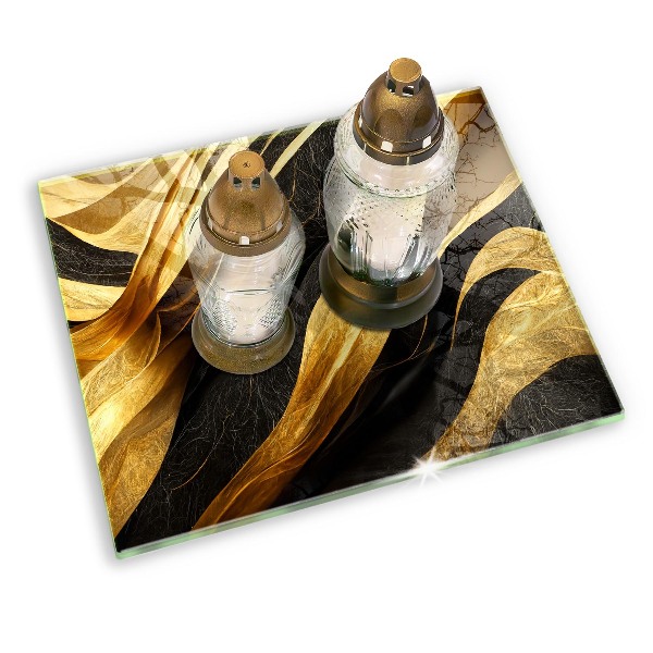 Grabkerze Untersetzer Elegante Abstraktion