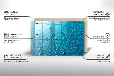 Grabkerze Untersetzer Wassertropfen
