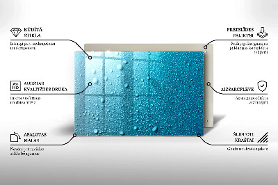 Grabkerze Untersetzer Wassertropfen