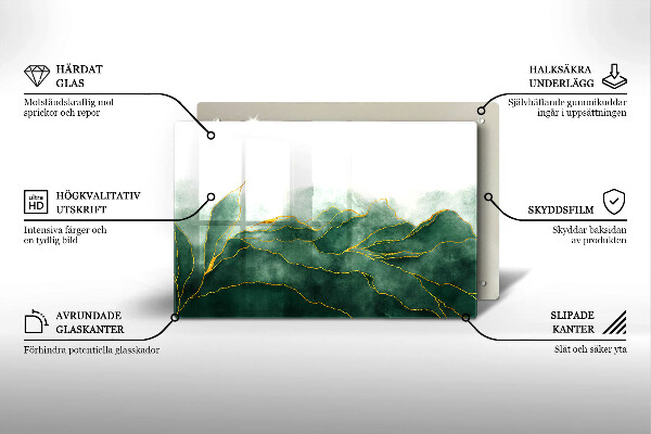 Grabkerze Untersetzer Abstrakte Natur