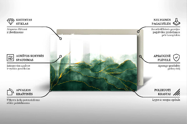 Grabkerze Untersetzer Abstrakte Natur