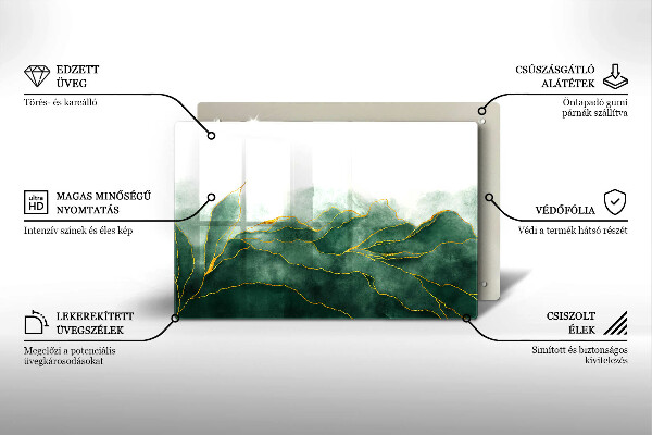 Grabkerze Untersetzer Abstrakte Natur