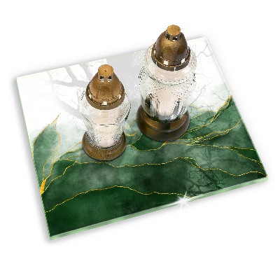 Grabkerze Untersetzer Abstrakte Natur