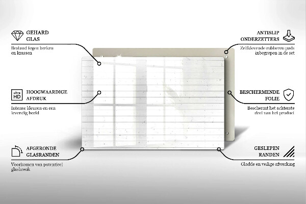 Glasunterlage für Grabkerzen Moderne Leuchttafeln