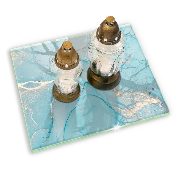 Grabkerze Untersetzer Abstrakter Stein