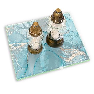 Grabkerze Untersetzer Abstrakter Stein