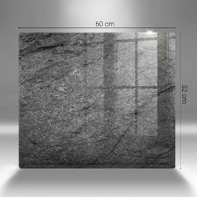Glasunterlage für Grabkerzen Steintextur