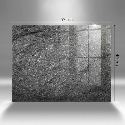 Glasunterlage für Grabkerzen Steintextur