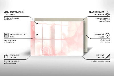 Grabkerze Untersetzer Hintergrund mit pastellfarbenen Rosen