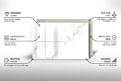 Glasunterlage für Grabkerzen Marmorstein-Hintergrund
