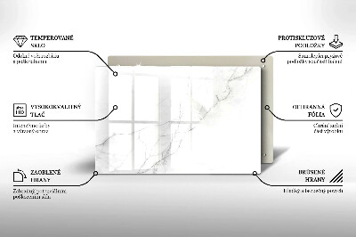Glasunterlage für Grabkerzen Marmorstein-Hintergrund