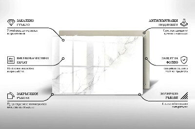 Glasunterlage für Grabkerzen Marmorstein-Hintergrund