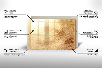 Grabkerze Untersetzer Sand