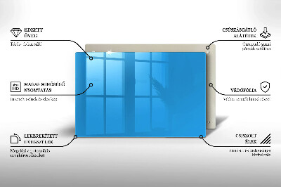 Grabkerze Untersetzer Blaue Farbe