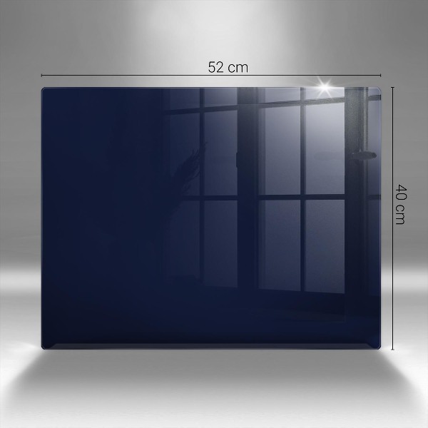 Glasunterlage für Grabkerzen Marineblaue Farbe