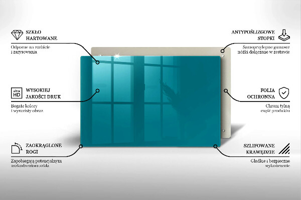 Grabkerze Untersetzer Türkisfarben