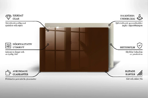 Grabkerze Untersetzer Braune Farbe