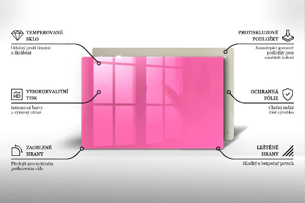 Grabkerze Untersetzer Rosa Farbe