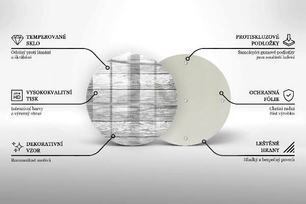 Unterlage für Kerzen Alte Holzbretter