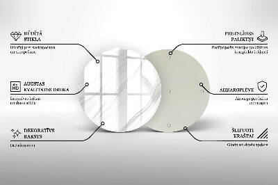 Unterlage für Kerzen Zarter Marmor