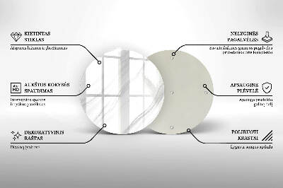 Unterlage für Kerzen Zarter Marmor
