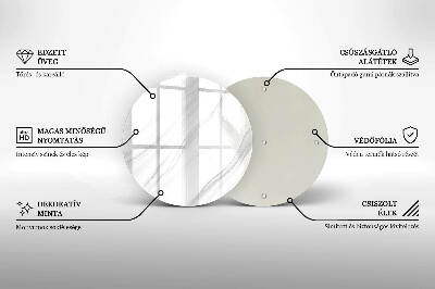 Unterlage für Kerzen Zarter Marmor