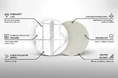 Unterlage für Kerzen Zarter Marmor