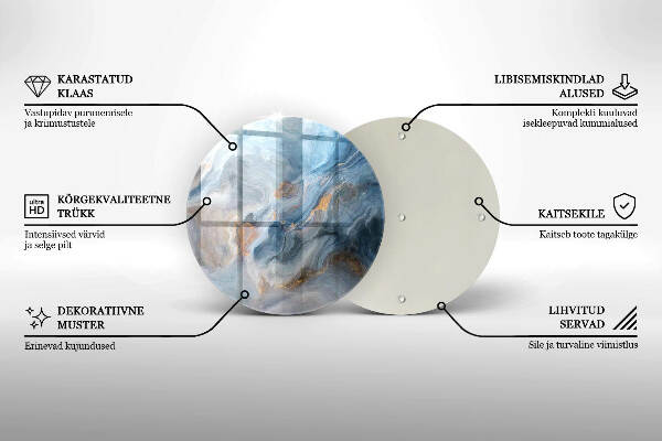Grabkerzen Unterlage Marmorstruktur