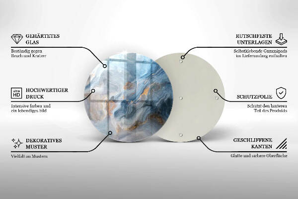 Grabkerzen Unterlage Marmorstruktur