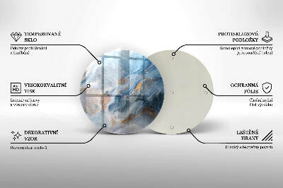 Grabkerzen Unterlage Marmorstruktur