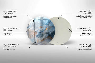Grabkerzen Unterlage Marmorstruktur