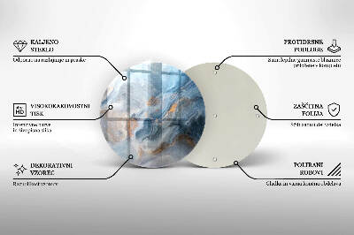 Grabkerzen Unterlage Marmorstruktur