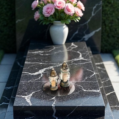 Grabkerzen Unterlage Baumringe Holz