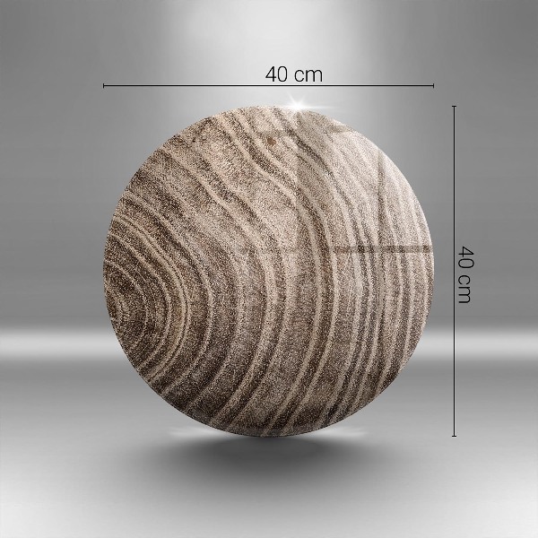 Grabkerzen Unterlage Baumringe Holz