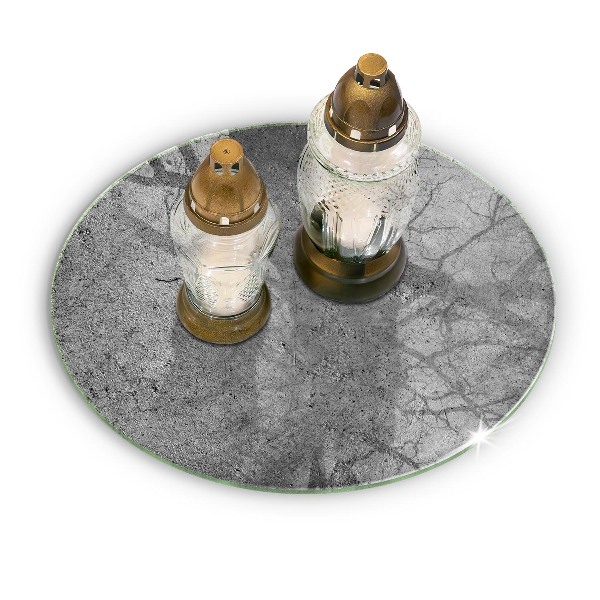 Unterlage für Kerzen Betonsteinstruktur