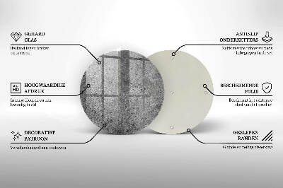 Unterlage für Kerzen Betonsteinstruktur