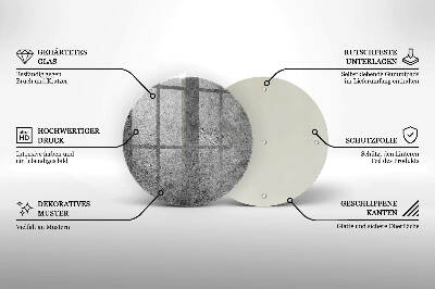Unterlage für Kerzen Betonsteinstruktur