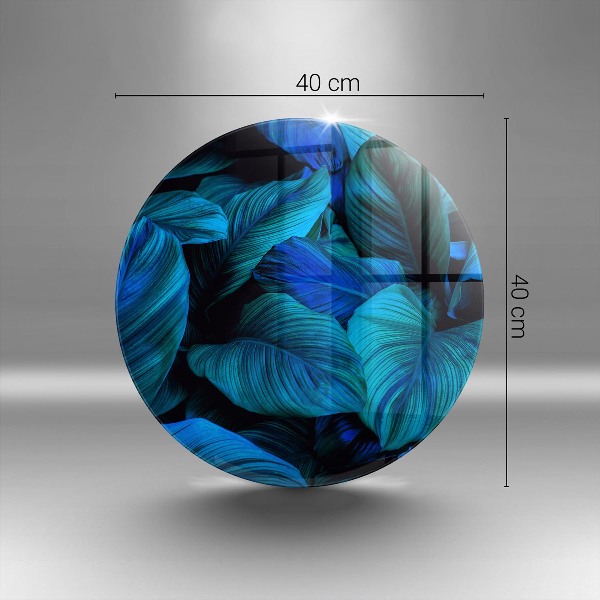 Unterlage für Kerzen Blätter der Dschungelvegetation