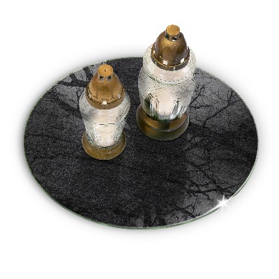 Grabkerzen Unterlage Steintextur