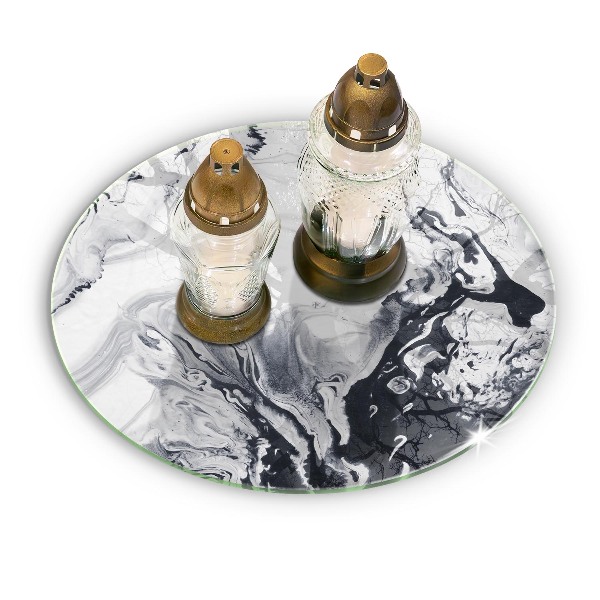 Grabkerzen Unterlage Tintenabstraktion