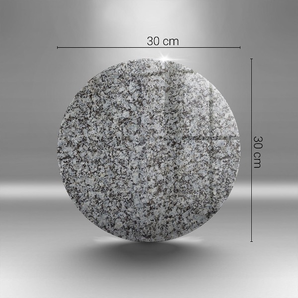 Unterlage für Kerzen Steintextur