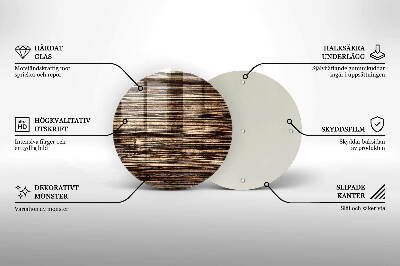Grabkerzen Unterlage Holzstruktur