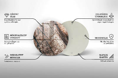 Unterlage für Kerzen Holzkonstruktion