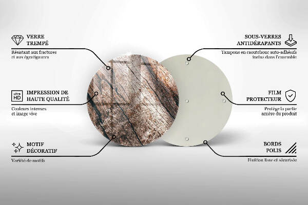 Unterlage für Kerzen Holzkonstruktion