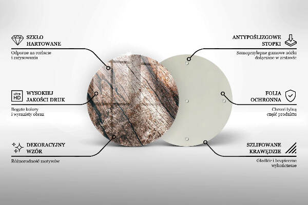 Unterlage für Kerzen Holzkonstruktion