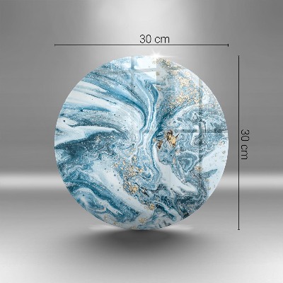 Unterlage für Kerzen Struktur mit Gold